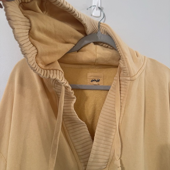 Aerie‎ Down To Earth Henley Hoodie- Butter Yellow Size M - Picture 4 of 7